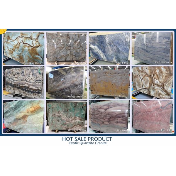 Wholesale Polished Forest Snow Granite Slabs Luxury Stone Snowing Forest Green Granite