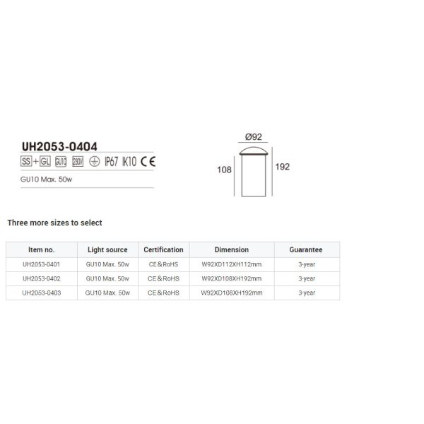 IP67 50W LED Underground Lights For Garden