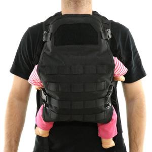 China Dad Tactical Baby Backpack Carrier , High Safety Baby Tactical Vest on sale