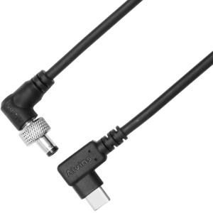 Alvin's Cables PD USB-C Type-C to Locking DC 12V Coiled Power Cable for Atomos