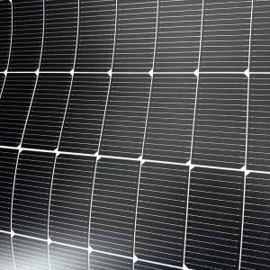 Cheap 2260*1219*3mm Home Small Portabie Thin Film Soft Solar Cell Panel Hybrid Inverter BIPV Module Photovoltaic Panel 580W for sale