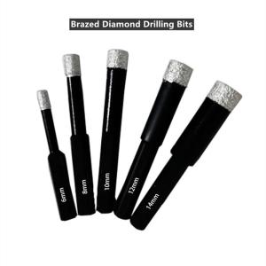 Hexagon Diamond Burr Drill Bits For Stone Ceramics Drilling