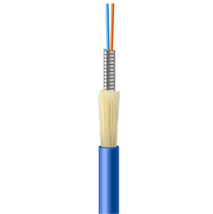 Multi Core Fiber Optic Cable , 9/125 G652D Single Mode Optical Fiber Indoor
