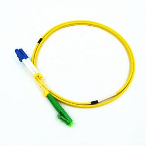SC APC Yellow Ivory White Color G657A Fiber Optic Patchcord