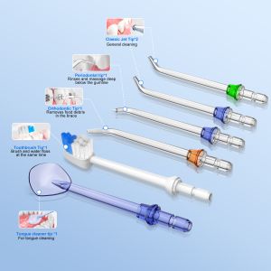 H2ofloss HF-3 Pro Countertop Water Flosser with 425ml Water Tank 50-150 PSI