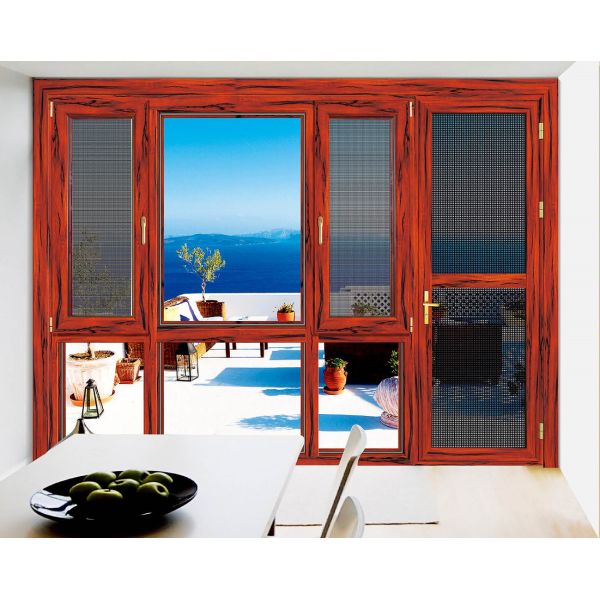 Quality Customized Size Aluminum Tilt and Turn Window with Thermal Break System and Sleek Modern Design wholesale