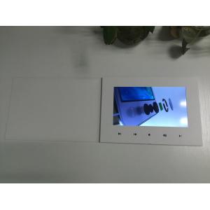 White 10.1 Inch Custom Video Ecard Video Brochure Mailer With Button Control