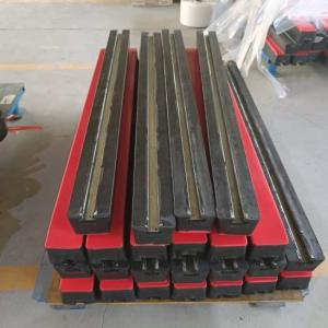 Conveyor Impact Cradle Slide Bar 65A Impact Pad For Belt Conveyor