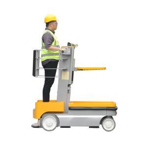 300 Lbs Load Capacity Electric Order Picker for Streamlined Warehouse Operations
