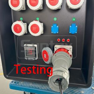 Syntax MD4 Three Phase 125A Waterproof Power Distro Box With Schneider Breakers