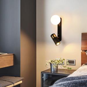 Bedroom Study Reading Lamp Headboard Wall Light Sconce Light Rotatable Metal