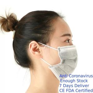 Single Use Disposable Pollution Mask , Dust Mask Respirator Practical Safety