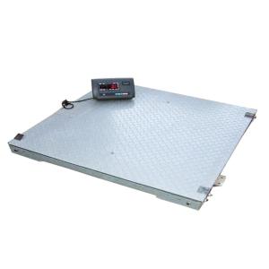China Warehouse Pallet Floor Weighing Scales Floor 5000 Lb Capacity With Ramp on sale