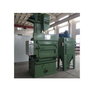 150L Volume Media Blasting Equipment , PLC Control Tumblast Shot Blasting