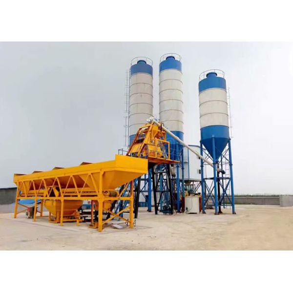 Quality Skip Hoist Central Mix Concrete Batch Plant Ready Mixed 50m3/H Capacity wholesale
