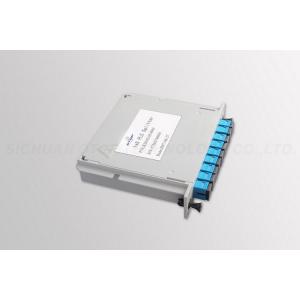 LGX Fiber Optic Cable Splitter 1x8 PLC Blade SC / UPC For Fiber To Home