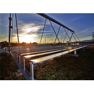 Linear Fresnel Solar Heating System HDG Steel Mounting Frames Customized Color