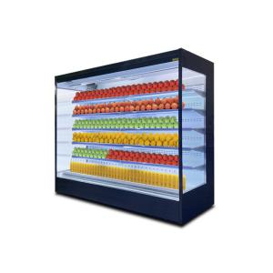 Low Power Consumption Multi Deck Open Cooler Commercial Refrigeration Equipment