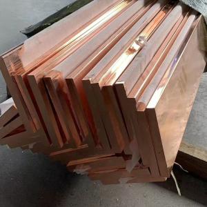 C110 Pure Copper Plate Sheet Alloy 110 Copper Flat Bars Slit Cutting Any Size