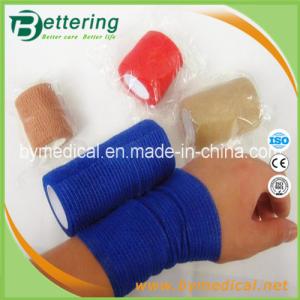 Latex Glue non woven compression bandage coflex bandage self adhesive bandage