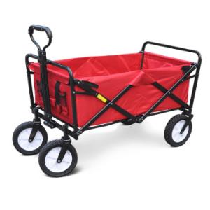 Customized Color Collapsible Folding Wagon Camping Folding Beach Trolley