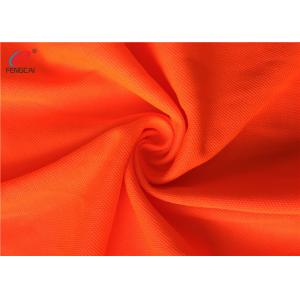Fluorescent Polyester Cotton Twill Fabric , Fashion Knit Fabric For Uniform