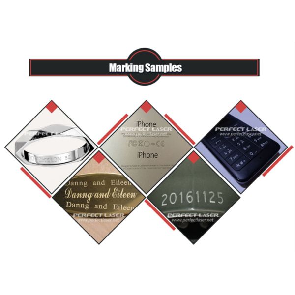 10W / 20W Laser Marking Machine 1.5m Fiber Length For Metal Materials