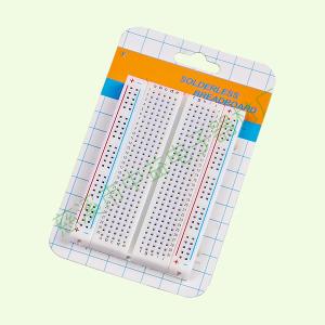 Education Full Nickel 8.3x5.5cm Breadboard 400 Points