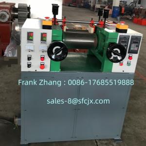 Cheap Variable Speed Control 2 Roll Rubber Mixing Machine , 16&quot; Open Rubber Mixing Mill Customization for sale