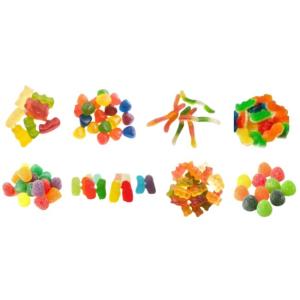 SS304 300KG/H 150KG/H Soft Candy Gummy Bear Production Line Machine Gummy Jelly