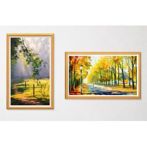 27" inch wood frame WIFI network Android screen digital NFT display monitor for