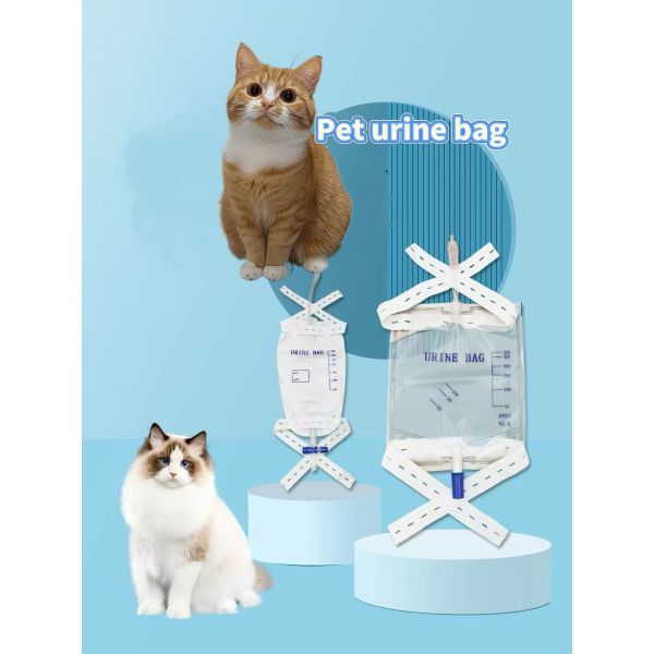 Quality Cat and Dog 300ml/500ml/1000ml Disposable Veterinary Urine Bag Pet Urinary Care wholesale