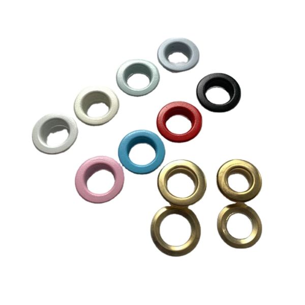 High quality brass Shiny Gold metal flat eyelets and washers,brass round eyelet stainless steel and grommets