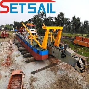 10inch Cutter Suction Dredger for River Sand Total Width 5.5m Slot Type CTS