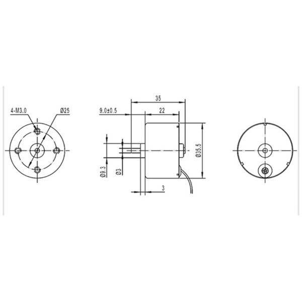 12V DC Brushless Gear Motor Automatic Window Automatic Door Micro Motor