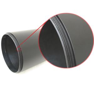 Matte Black Telescope Tripod Accessories , Aluminum Alloy 56mm Scope Sunshade