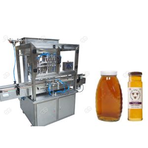 Automatic Honey Bottle Filling Machine / Honey Bottling Equipment SUS304