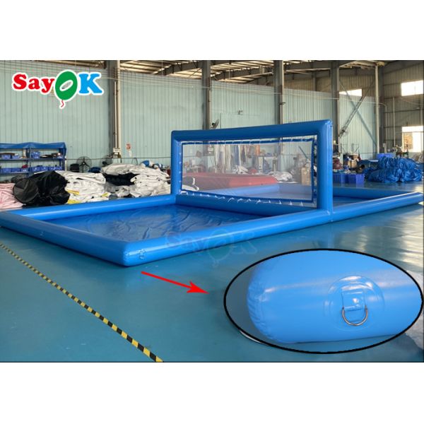 Inflatable Water Sports Giant Beach Pool Inflatable Volleyball Field Inflatable Water Volleyball Court 10x5x2.1mH
