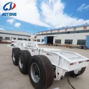 2''/3.5'' Bolt Type Kin Pin 30FT 60tons 3 Axle Container Carrying Skeleton