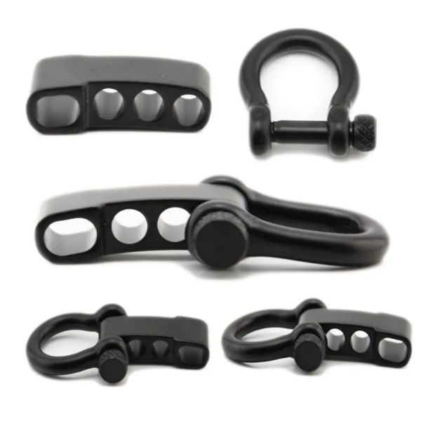 30-Day Return Refunds Stainless Steel Adjustable Paracord Shackle with Screw Pin