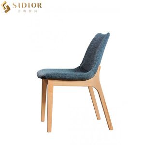 Morden European Style Dining Chairs Solid Wood Multi Color 45cm Width