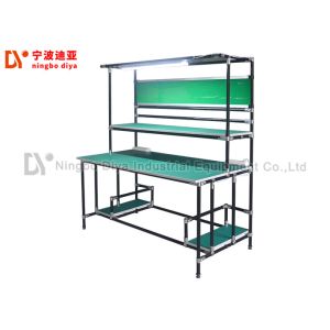 Light Black Production Basics Workbench , Durable Anti Static Workbench