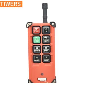 Single Speed RTG Industrial Crane Remote Control 500m Long Distance