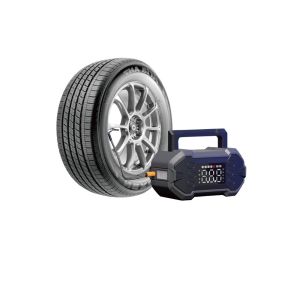 High Capacity 20000mAh Car Battery Booster with Air Compressor and Smart Safety