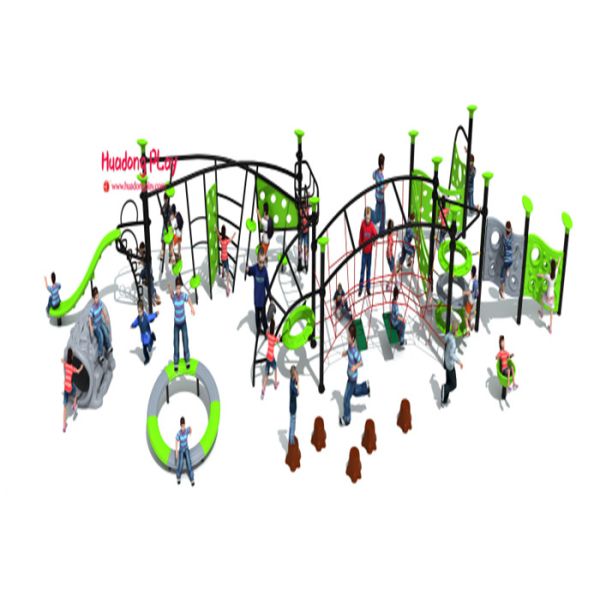 Omnipotence Rope Climbing Playground Equipment With Item Kinds , Outdoor