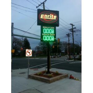 LED Gas Price Sign with RS232 TCP/IP GSM Communication for Gas Station Display