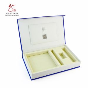 Recyclable CMYK 4C Printing Hard Cardboard Gift Boxes With Magnetic Lid