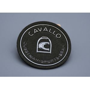 Custom Shape Bags Embossed Patches Iron On Backing