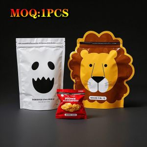 Digital Printing 3.5g Die Cut Mylar Bags Custom Shaped Bag Smell Proof Bag With