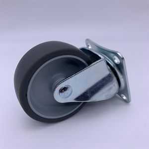 Anti Noise Tpr 2 Inch Rubber Casters Replacement Environment Cleaning